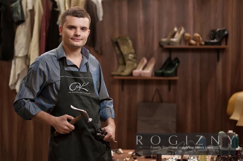 Workshop of shoe repair in Kiev