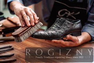Профессиональная чистка обуви в мастерской семьи Рогизных